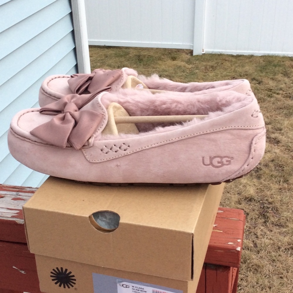 UGG CLARA GLAM BOW SLIPPERS - Picture 3 of 6